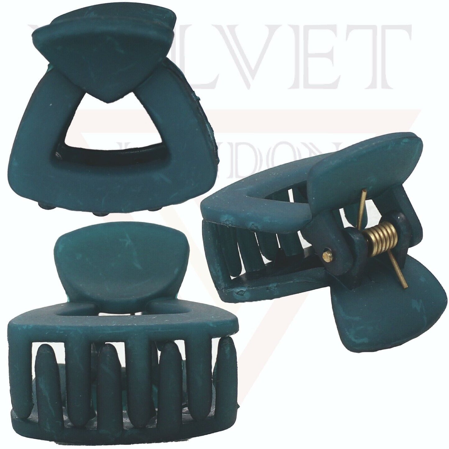 Hair Claw Clips Small Hair Clamp Neon Mini Jaw Claw Clutcher Barrette Hairpins