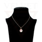 Pendant Necklace Small Colour Golden Sunflower Vintage Delicate Choker Chain