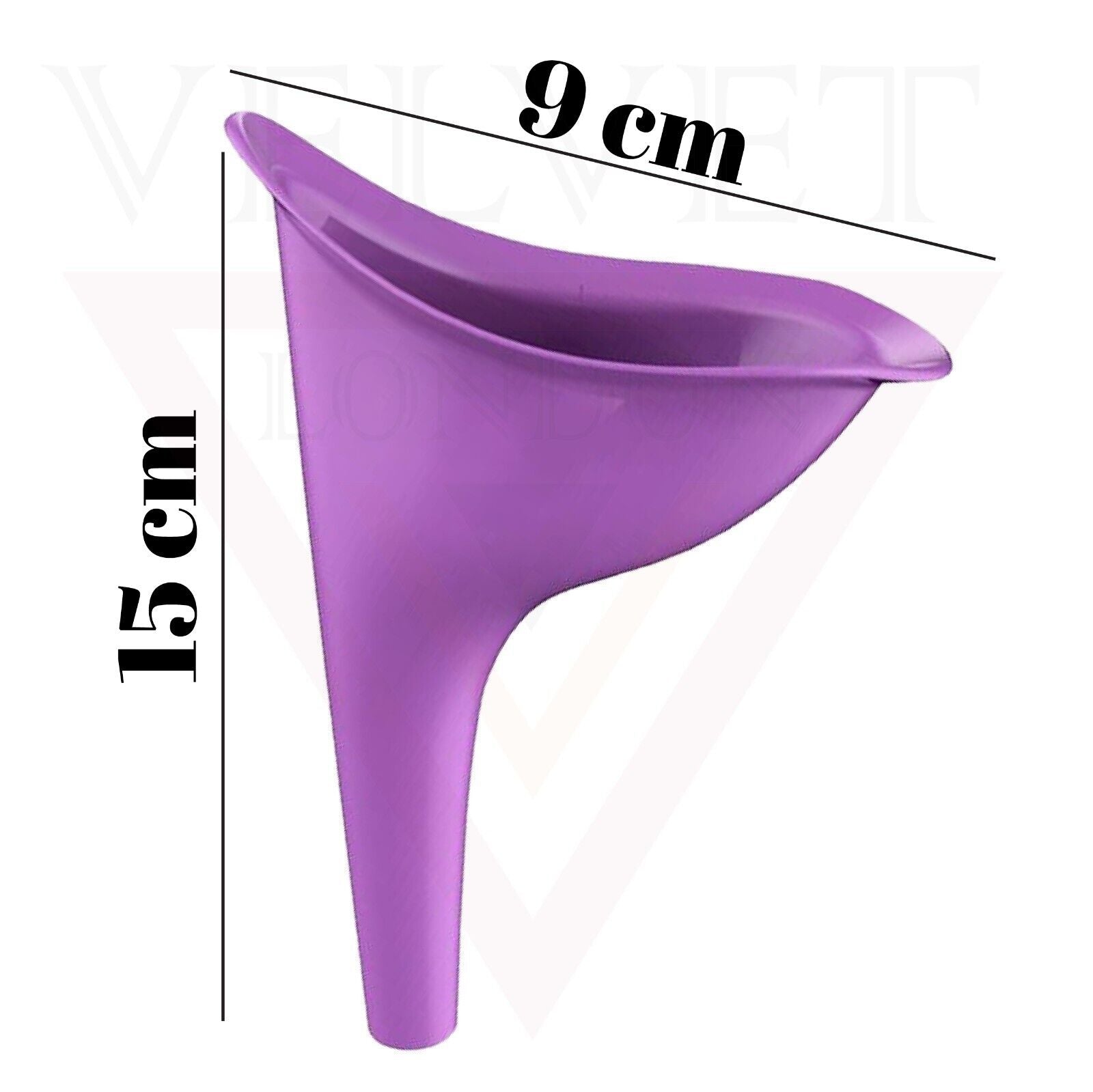 Portable Female Urination Device Reusable Silicone Urinal Funnel For Women New