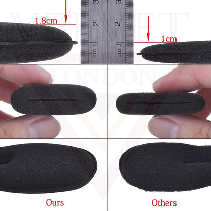 6Psc Bun Makers Upgraded Hair Holder Sponge Hair Clips Styling Donut Buns Tools