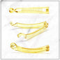 Barley Twist Hair Comb Banana Hair Clip Ponytail Clamp Grip Slide Fish Clip