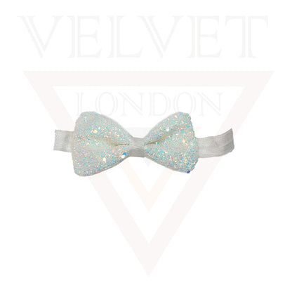 Baby Bow Headband Ribbon Elastic Hair Band Girl Headwear Bow Lace Band