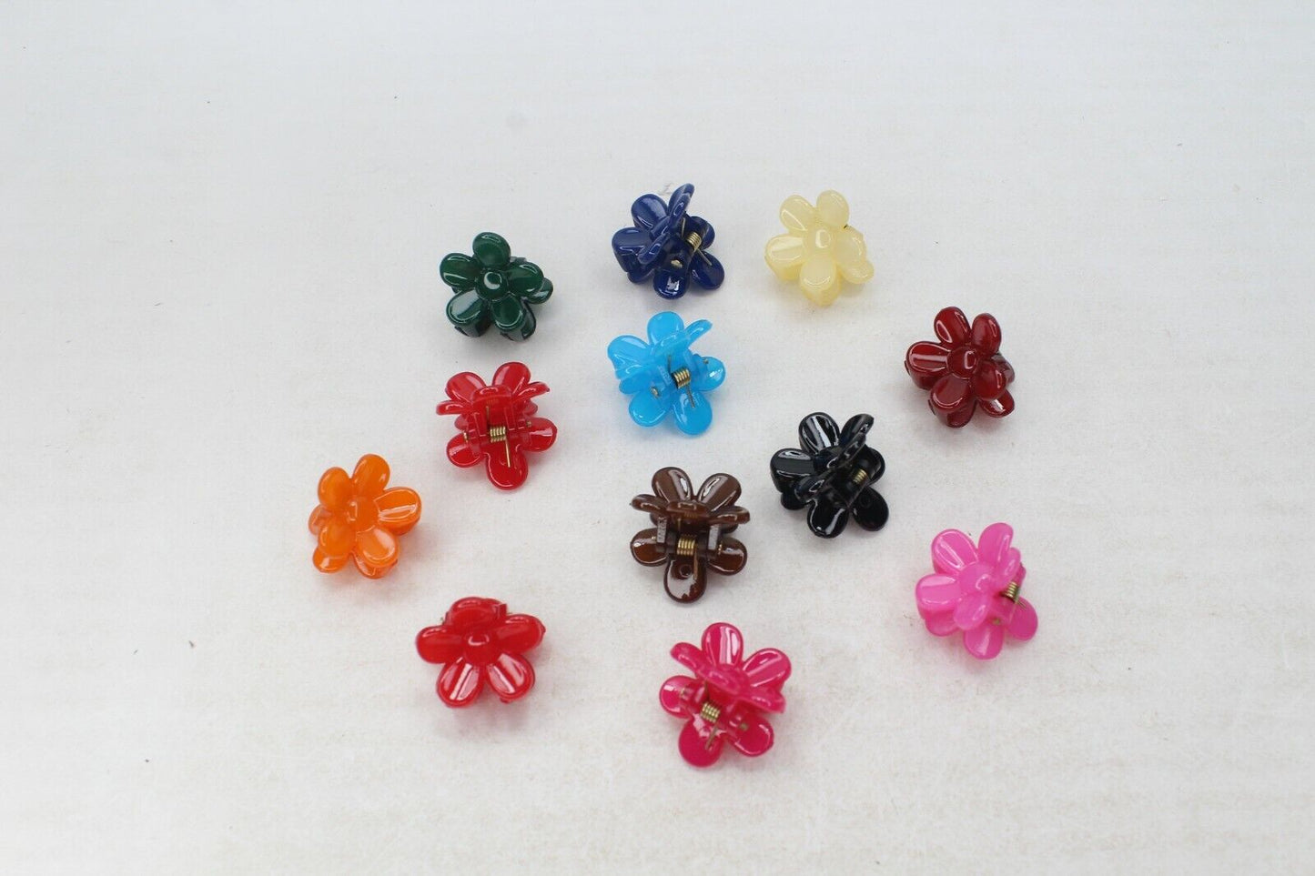 12x Mini Hair Claw Baby Clips Hair Clamps Small Butterfly Hairpins Barrettes