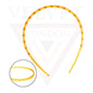 Infinity Hair Band Clear Hair Hoop With Teeth Comb Solid Headband Headwears