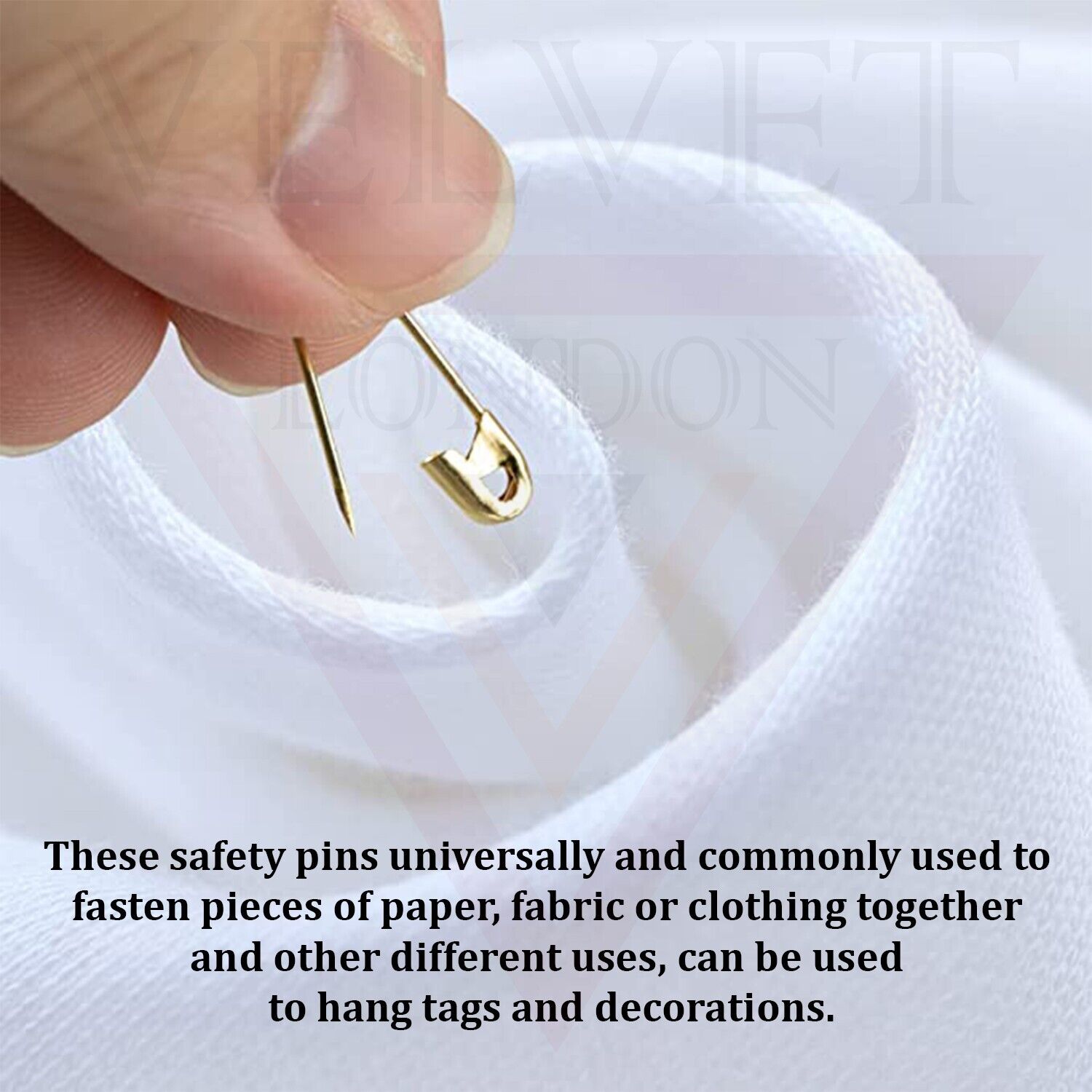 50Pcs Golden Safety Pins Metal Sewing Pins For Art Craft Sewing Jewellery Making