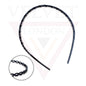 Infinity Hair Band Clear Hair Hoop With Teeth Comb Solid Headband Headwears