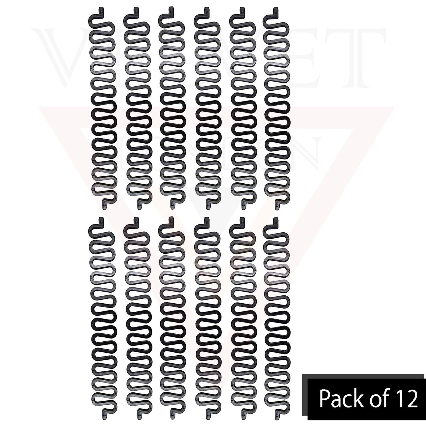 12x Hair Styling Tools Black French Hair Braiding Hook Magic Hair Twist Braider