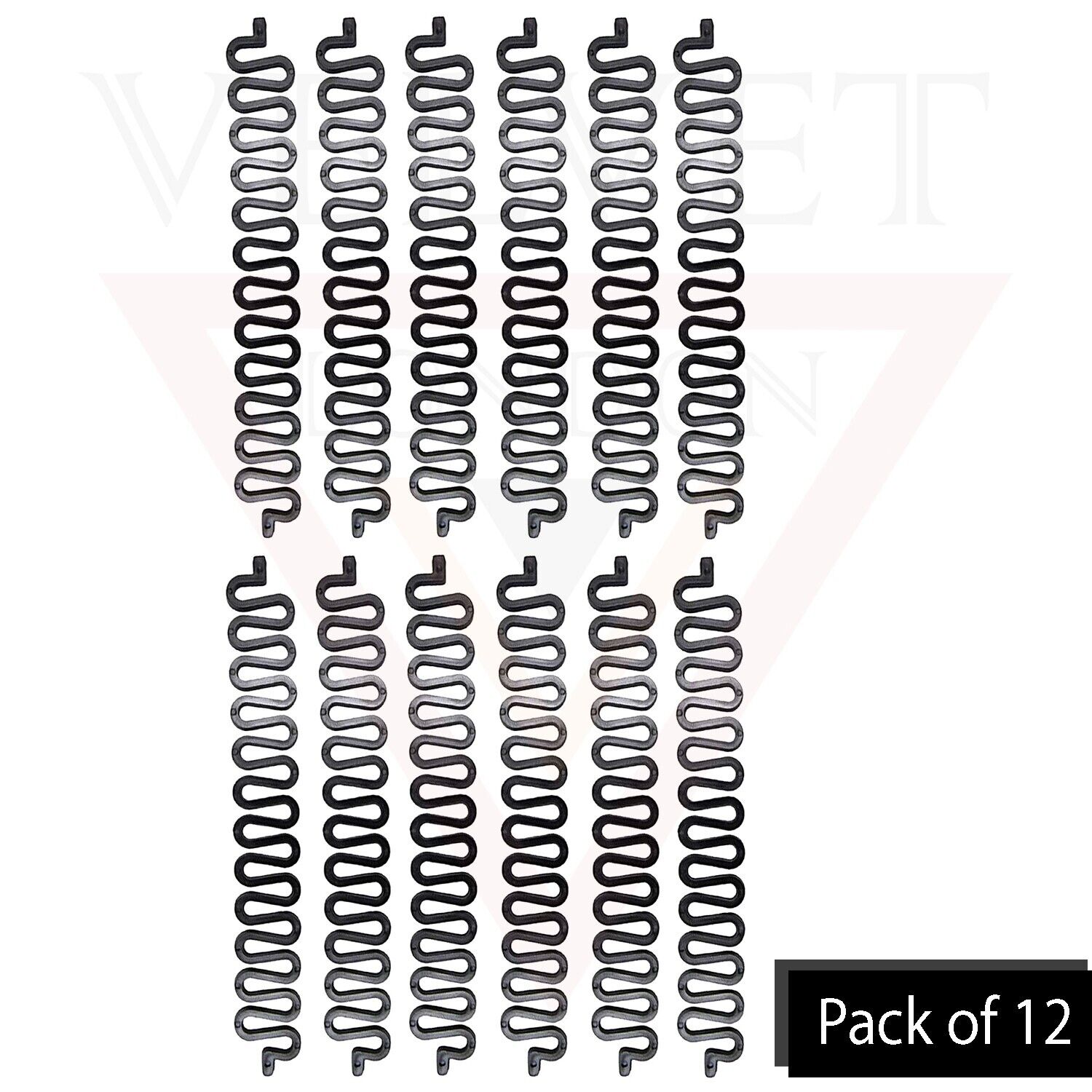12x Hair Styling Tools Black French Hair Braiding Hook Magic Hair Twist Braider