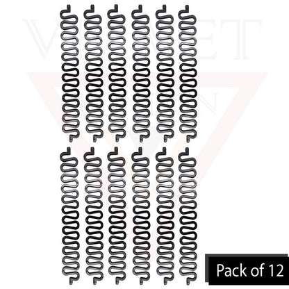 12x Hair Styling Tools Black French Hair Braiding Hook Magic Hair Twist Braider