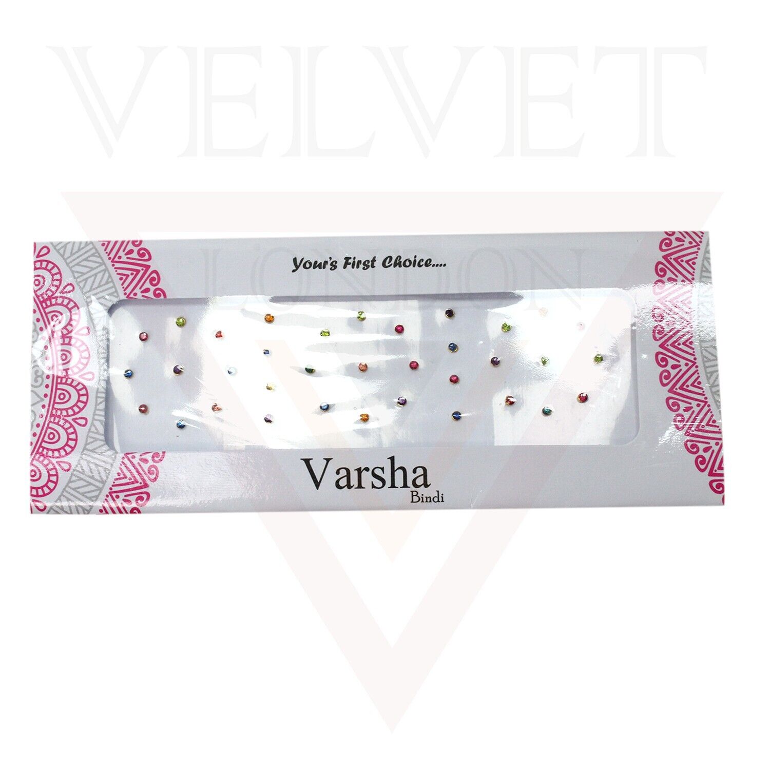 Diamond Bindi Indian Round Chandla Forehead Sticker Tikka Wedding Beach Party