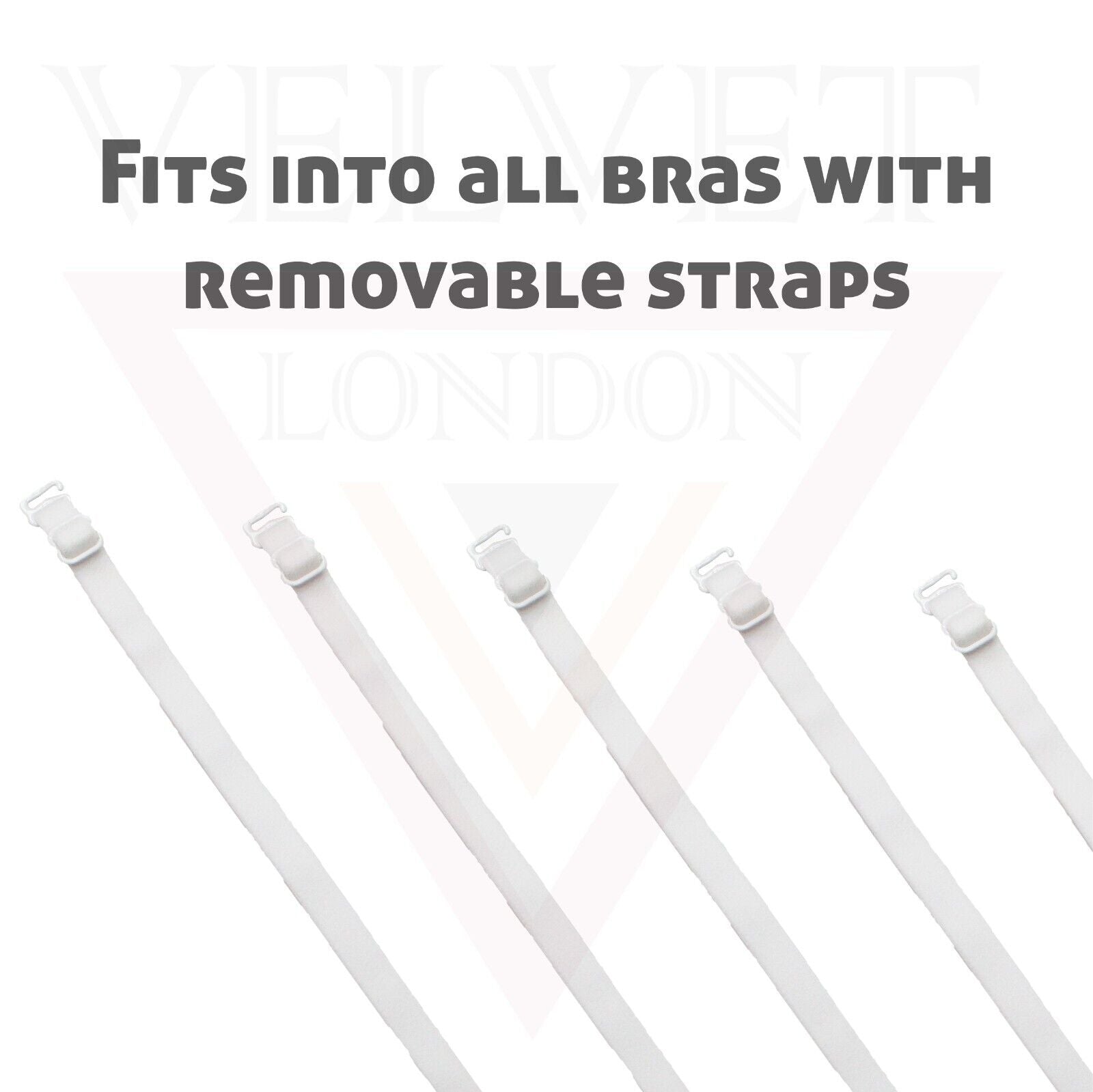 Women's Bra Straps Replacement Elastic Bra Shoulder Straps Non-Slip Lingerie 2X