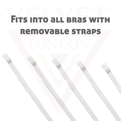 Women's Bra Straps Replacement Elastic Bra Shoulder Straps Non-Slip Lingerie 2X