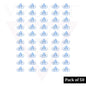 Earring Backs with Pad for Stud Earrings Blue Silicone Safety Back Stoppers