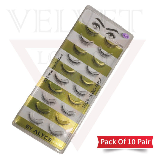 10 Pairs False Eyelashes Natural Look Extensions Cat Reusable Fake 9D Eyelashes
