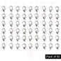 50x Lobster Clasps Jewellery Clasps Fastener Hooks For Necklaces Bracelet Clips