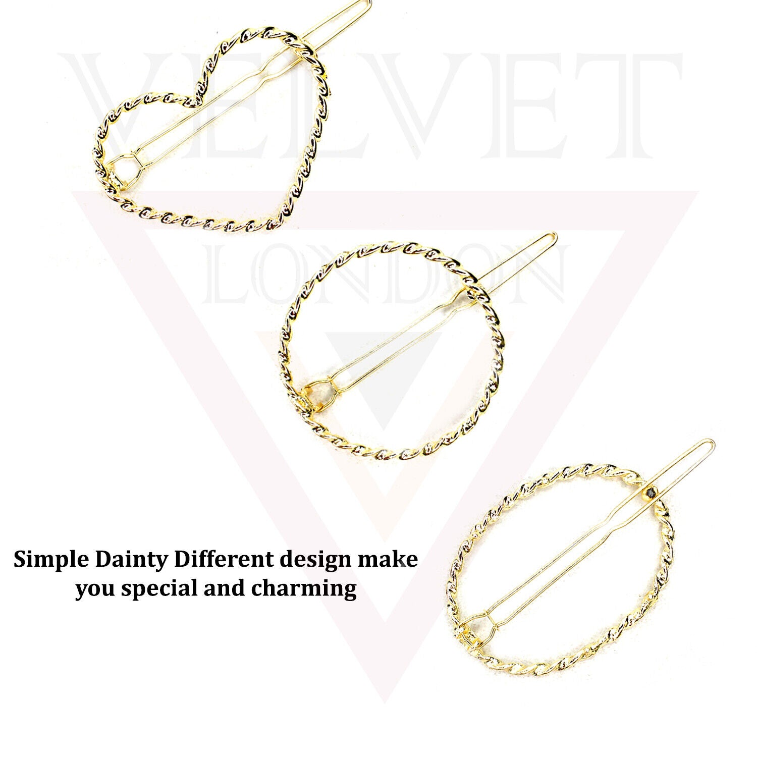 Hair Clips Pins Metal Gold Hairpins Sliders Clip Korean Clips Hair Grip Pins