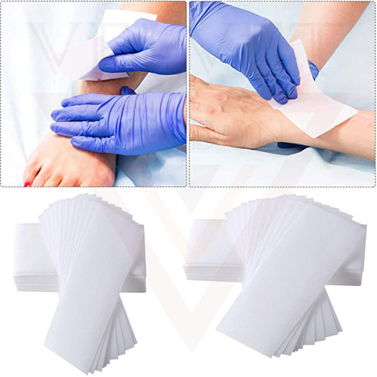 Waxing Strip Non Woven Hair Removal Wax Paper Facial Body Epilating Strips