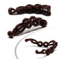 Twist Banana Hair Clip Barley French Glossy Fishtail Comb Ponytail Holder Pins