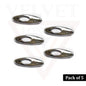 5 pcs Muslim Hijab Pins Shiny Scarf Pins Stainless Steel Saree Pins Head Brooch