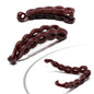 Twist Banana Hair Clip Glossy Claw Non-slip Fishtail Ponytail Holder French Clip
