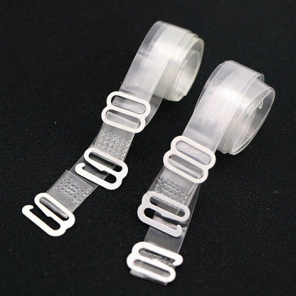 Clear Bra Straps Soft Adjustable Invisible Bra Straps For Strapless Bras Women