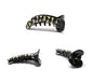 Non-slip Floral Mirchi Clips Flower Print Banana Clip Fishtail Ponytail Holder 