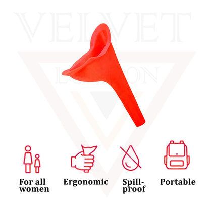 Female Urination Device Reusable Female Urinal Portable Funnel for Women Wee Cup
