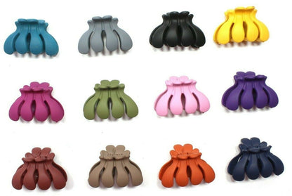 Matte Butterfly Hair Claw Clamps Solid Colour Hair Clip Frosted Hair Accessories
