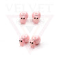 Owl Stud Earrings Pearl Double Sided Ear Studs Light Weight Cute Partywear