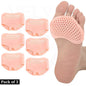 3x Gel Ball Of Foot Cushion Pads Insoles Pain Relief Forefoot Metatarsal Support