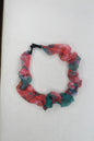 Flower print headband Satin Fabric Hair Band Non-Slip Hair Hoop Hair Styling