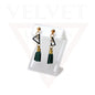 Stud Earrings Triangle Shape Rhinestone Long Tassel Hook Dangle Drop Earrings