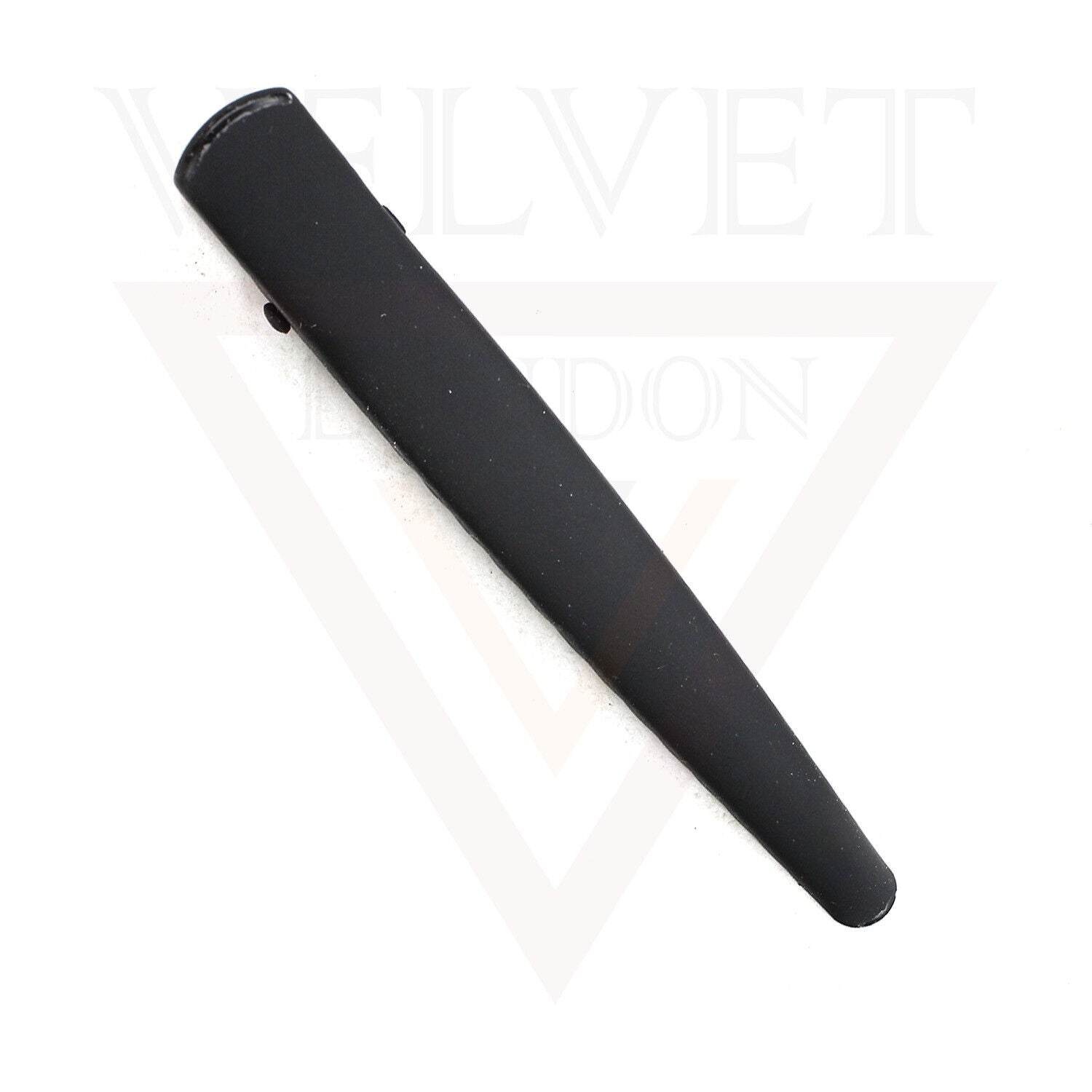 3x Black Matte Hair Clips Metal Hairdressing Styling Salon Hair Crocodile Slide
