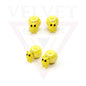 Owl Stud Earrings Pearl Double Sided Ear Studs Light Weight Cute Partywear
