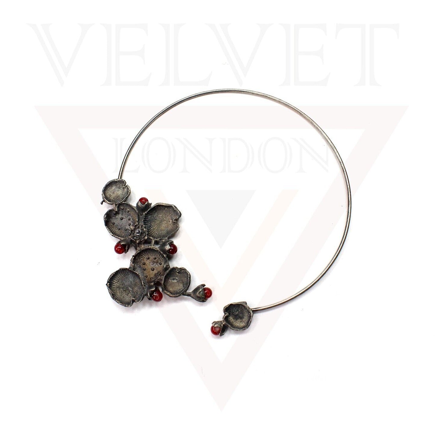 Necklace Antique German Silver Oxidized Traditional Boho Hasli Choker Ethnic