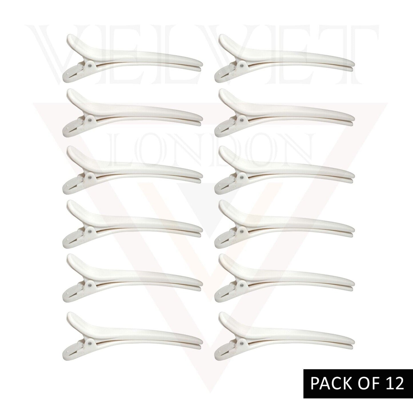 12x Duckbill Clip Hairdresser Salon Hair Sectioning Professional Comb Clamp Pins