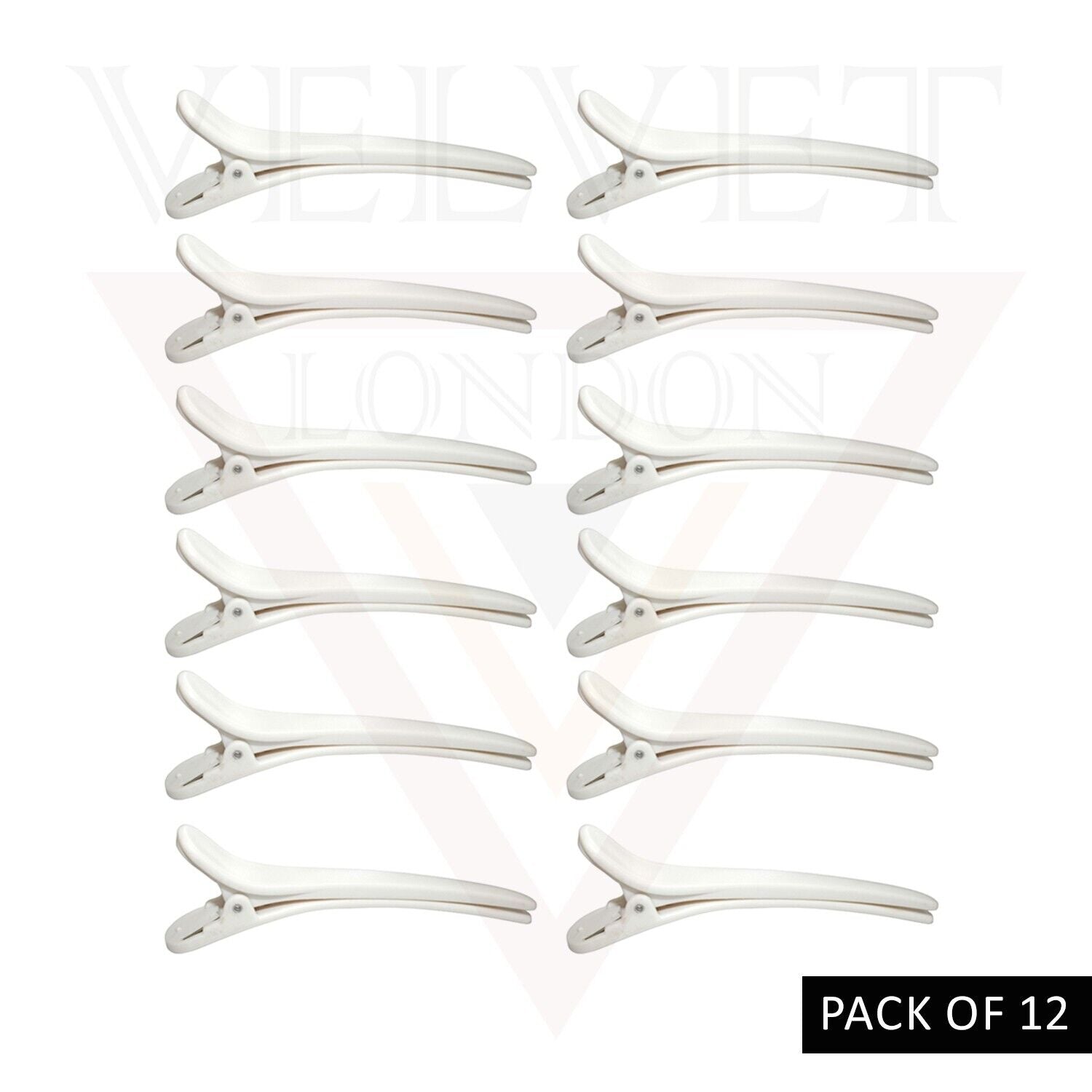 12x Duckbill Clip Hairdresser Salon Hair Sectioning Professional Comb Clamp Pins