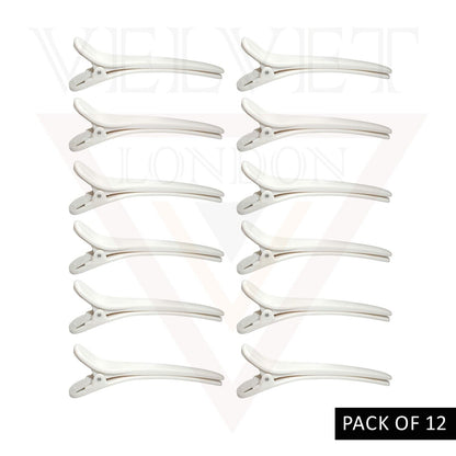 12x Duckbill Clip Hairdresser Salon Hair Sectioning Professional Comb Clamp Pins