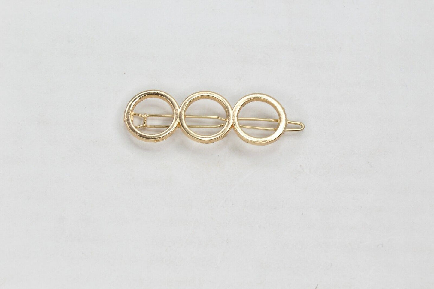 Golden Hair Clip Metal Hair Pin French Sliders Minimalist Clip Barrettes Grips 