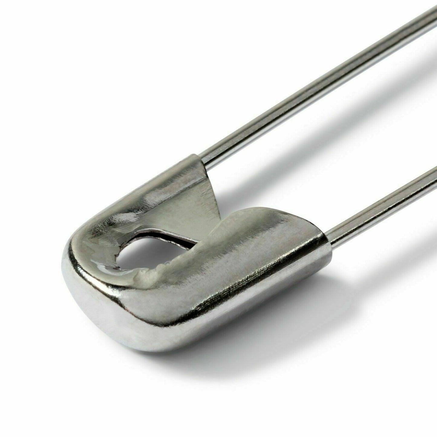 100x Silver Safety Pins Needles Sewing Craft Multipurpose 3 Size Small Large