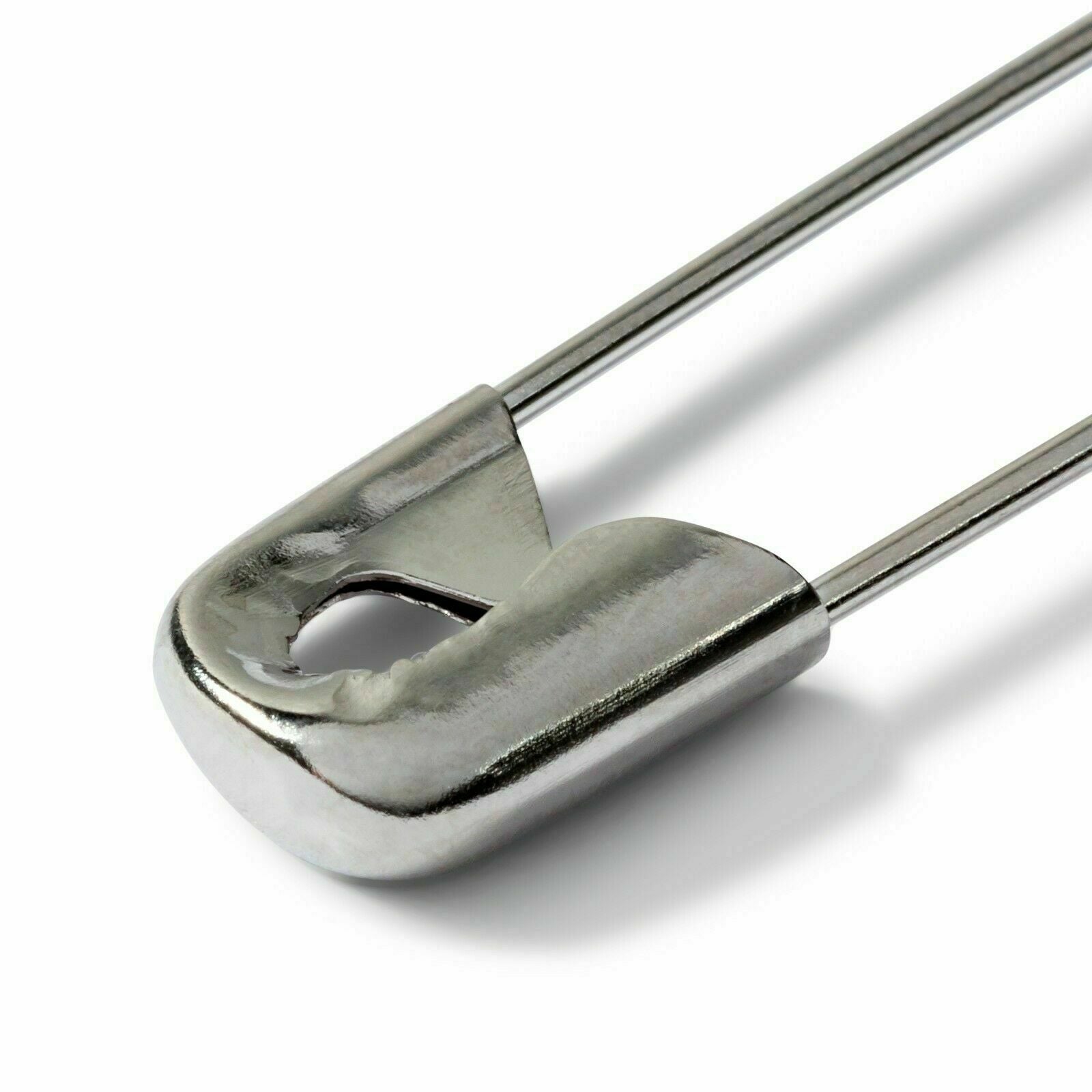 100x Silver Safety Pins Needles Sewing Craft Multipurpose 3 Size Small Large