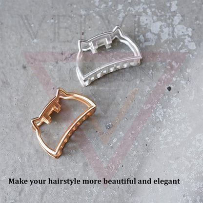 2pc Small Hair Claw Metal Mini Hair Jaw Clips Hair Clamp Barratte Butterfly Baby
