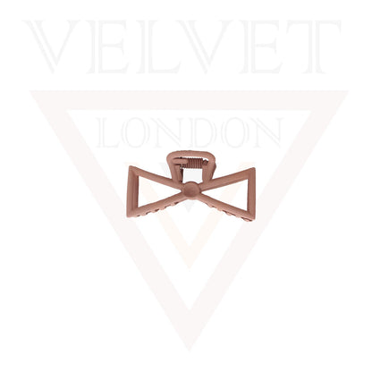 Hair Claw Clips Hair Clamp Frosted Claw Metal Bow Non-slip Barrette Matte Jaw