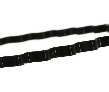 Black Metal Hair Hoop Wavy Headband Mens Womens Hair Unisex Hoop Head Band