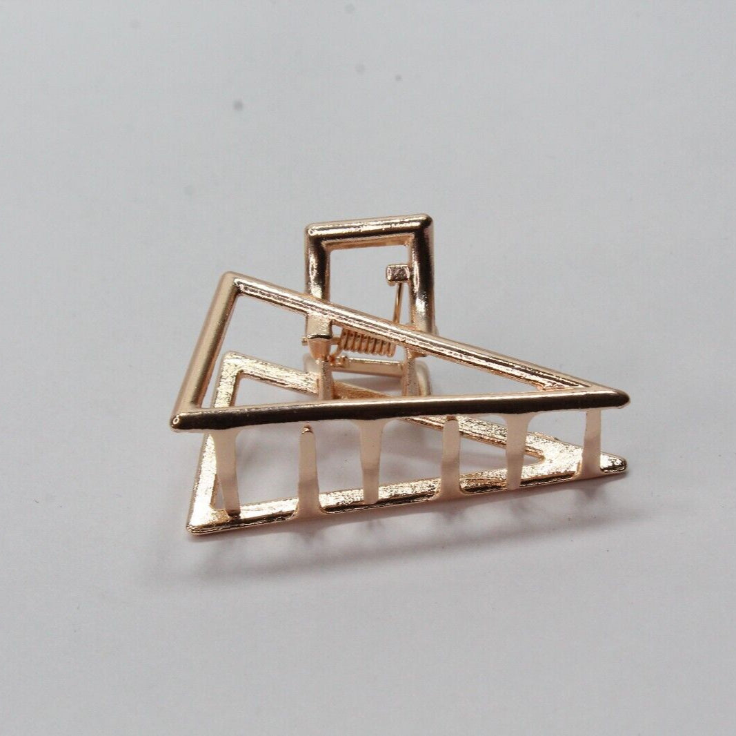 Hair Claw Clip Rose Golden Hair Barrattes Hair Jaw Hair Clutcher Butterfly Clamp