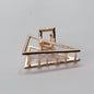 Hair Claw Clip Rose Golden Hair Barrattes Hair Jaw Hair Clutcher Butterfly Clamp