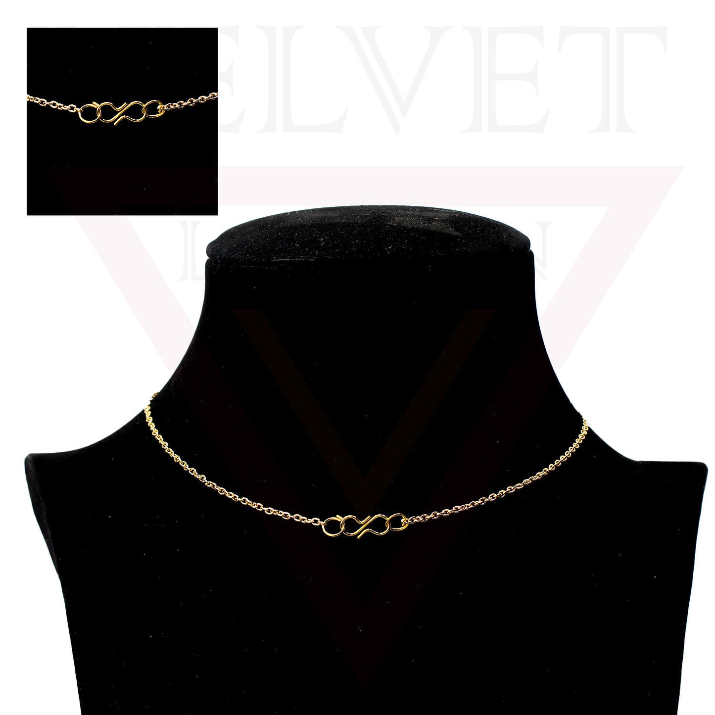Heart Pendant Necklace Small Colour Lock Golden Chain Vintage Delicate Choker UK