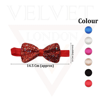 Baby Bow Headband Ribbon Elastic Hair Band Girl Headwear Bow Lace Band