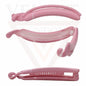 Banana Clips Hair Clamp Matte Dotted Twist Hair Clips Pins Comb Ponytail Holder