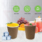 Disposable Coffee Cups Triple Layer Kraft Ripple Paper Cups Insulated Paper Cups